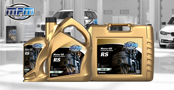 Nieuw! MPM 05000RS Motor Oil 0W-40 Premium Synthetic RS