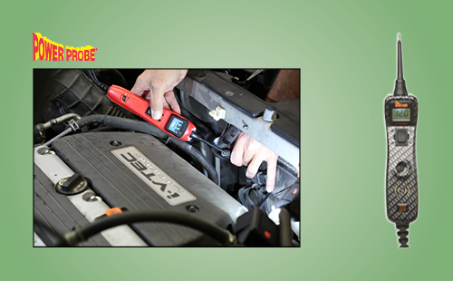 Elektrische diagnose met Power Probe PP3 Carbon Black