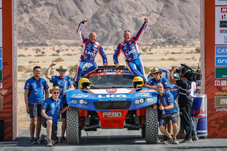 Tim et Tom Coronel terminent le Dakar 2025 avec une bonne impression