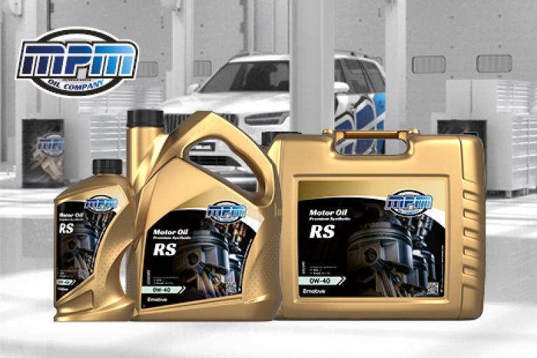 Nieuw! MPM 05000RS Motor Oil 0W-40 Premium Synthetic RS