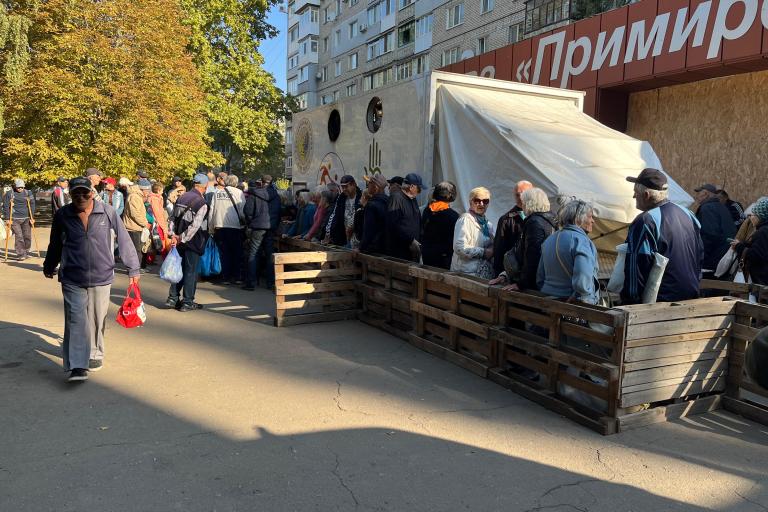 Soupe populaire en Ukraine : une pure nécessité pour survivre
