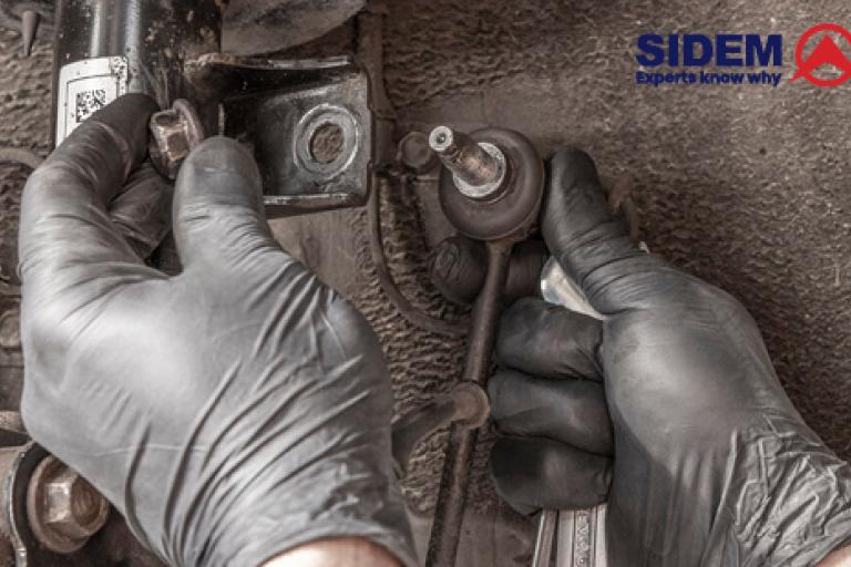 Tips van Sidem: vervangen van stabilisatorverbindingsstangen