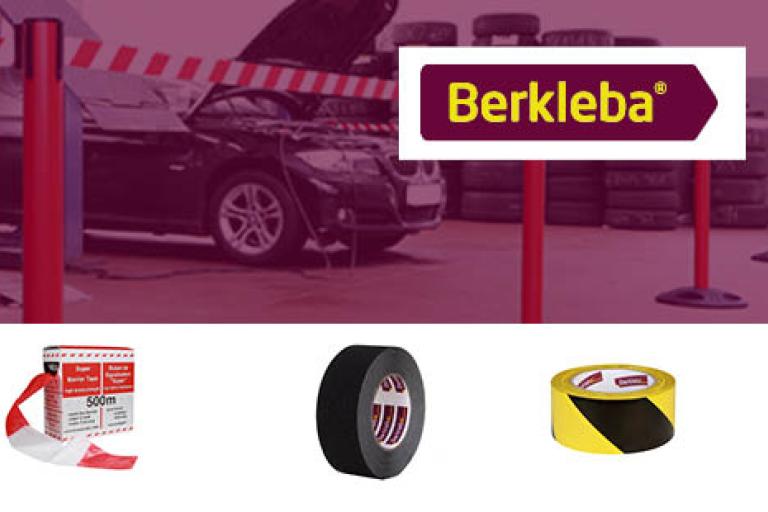 Marquage, adhérence et sécurité avec les rubans Berkleba