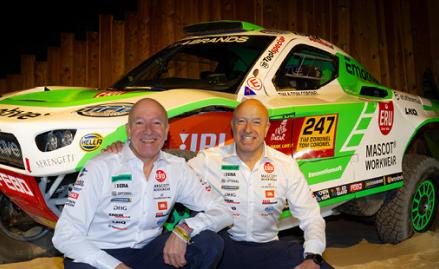 Tim en Tom Coronel klaar voor de 2026 editie van Dakar
